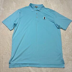 Mens 2014 US Open Pinehurst No 2 by Peter Millar Golf Short Sleeve Polo Sz Large
